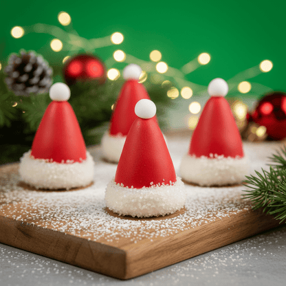 Christmas Santa Hat Cake Pop - Cake Pops Parties