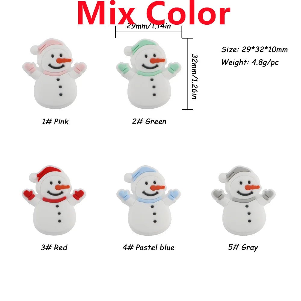 Christmas Series Silicone Beads Set - Cake Pops Parties