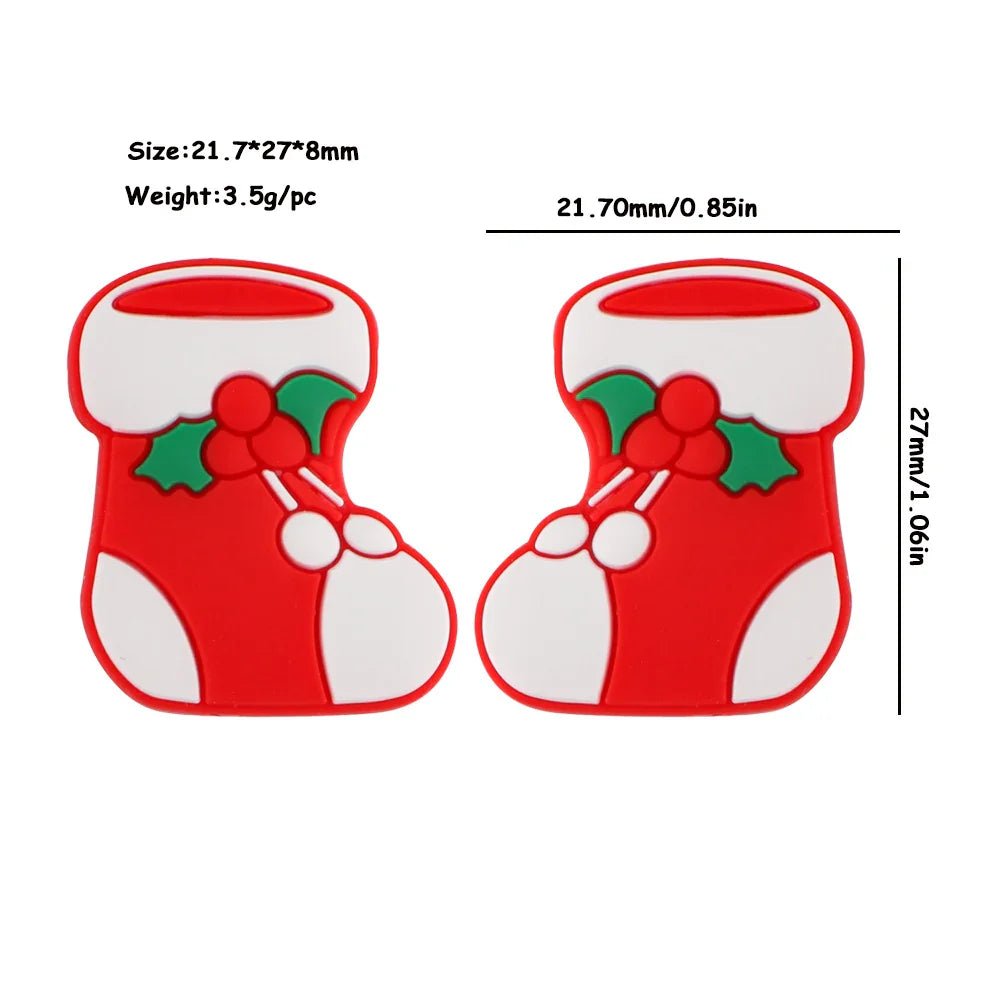 Christmas Series Silicone Beads Set - Cake Pops Parties