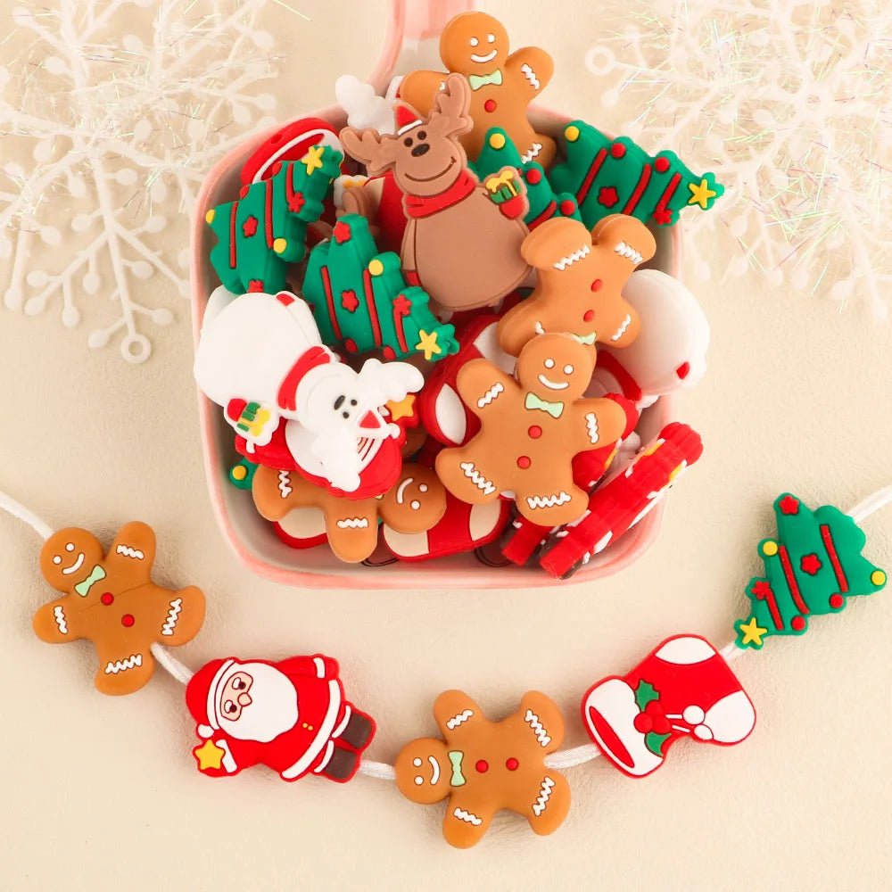Christmas Series Silicone Beads Set - Cake Pops Parties