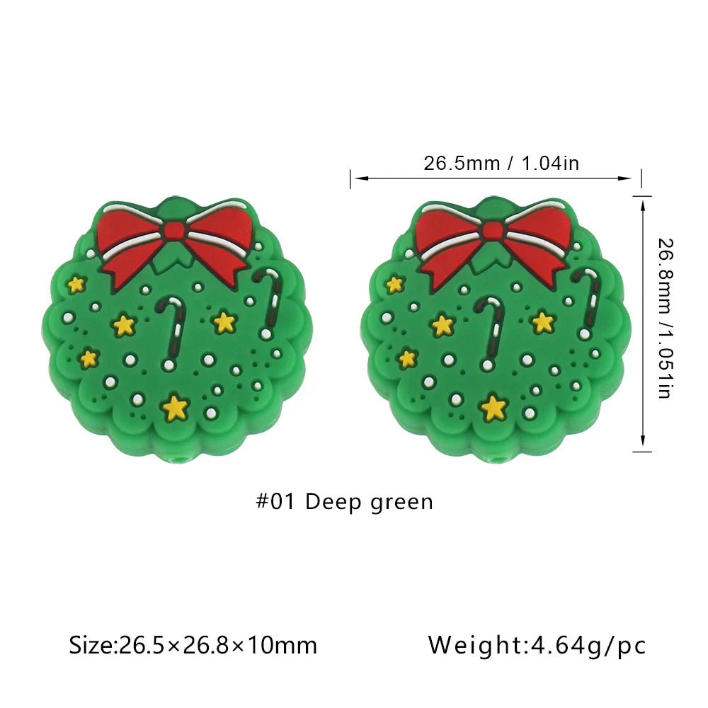Christmas Series Silicone Beads Set - Cake Pops Parties