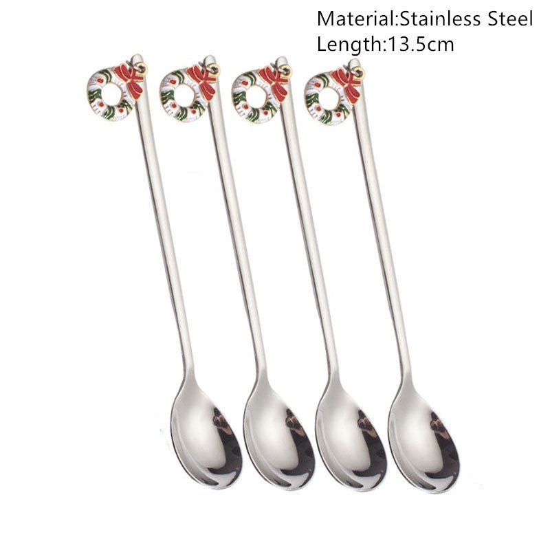 Christmas Spoon Set - Festive Tableware & Decorations - Cake Pops Parties