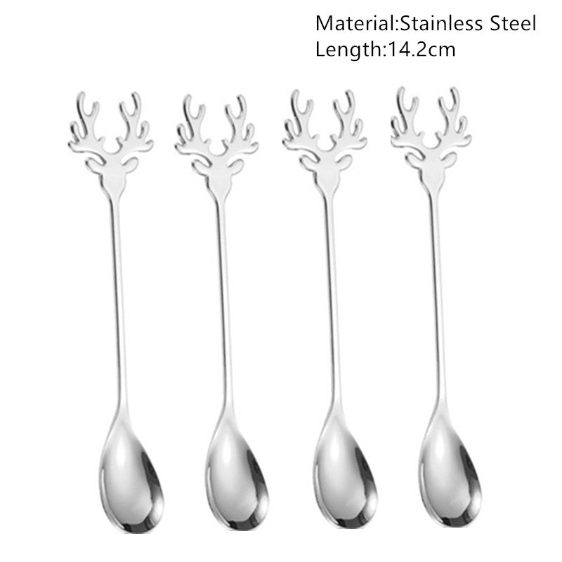 Christmas Spoon Set - Festive Tableware & Decorations - Cake Pops Parties