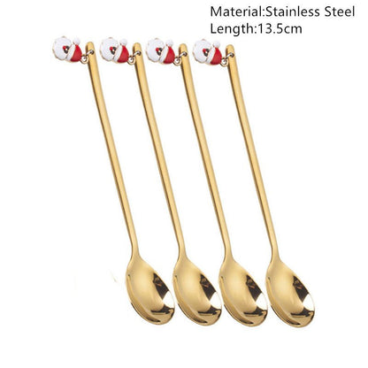 Christmas Spoon Set - Festive Tableware & Decorations - Cake Pops Parties