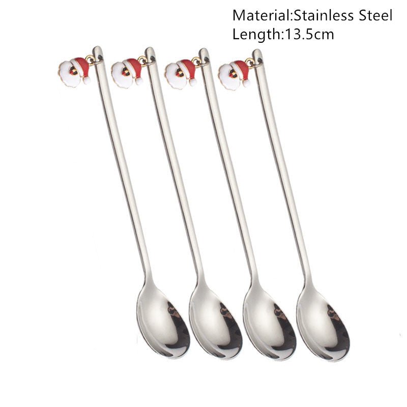 Christmas Spoon Set - Festive Tableware & Decorations - Cake Pops Parties