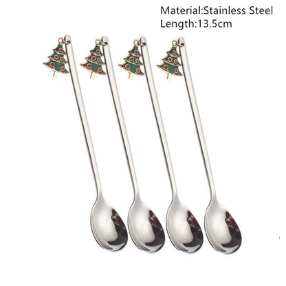 Christmas Spoon Set - Festive Tableware & Decorations - Cake Pops Parties