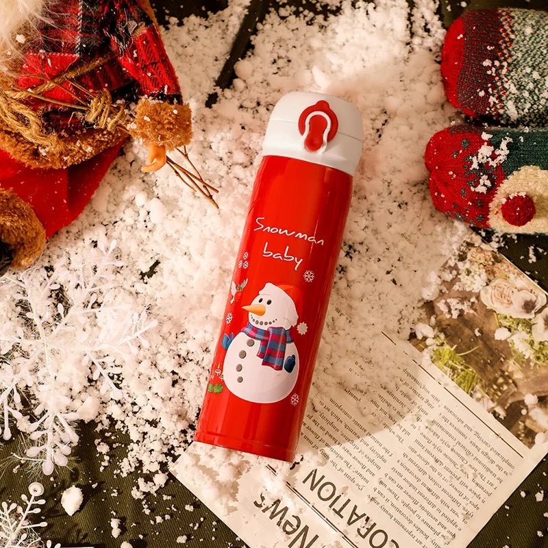 Christmas Stainless Steel Vacuum Water Bottle - Cake Pops Parties