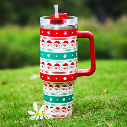 Christmas Thermos Water Bottle 40oz - Cake Pops Parties