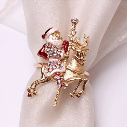 Christmas Tree Napkin Rings Set - Cake Pops Parties