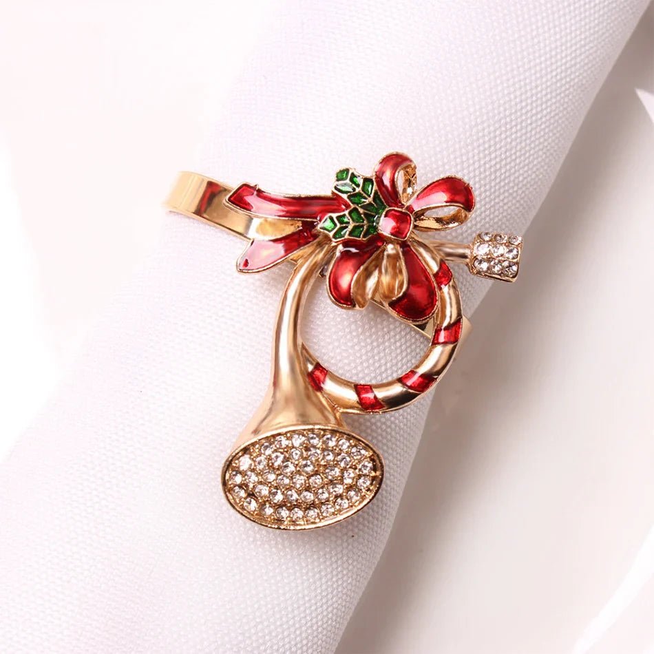 Christmas Tree Napkin Rings Set - Cake Pops Parties