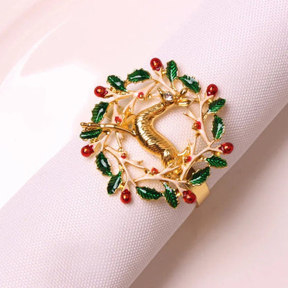 Christmas Tree Napkin Rings Set - Cake Pops Parties