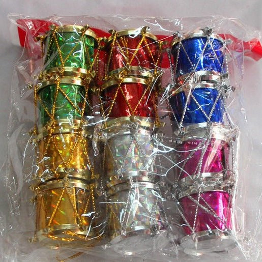 Christmas Tree Ornaments Bongos 12 Pcs - Cake Pops Parties