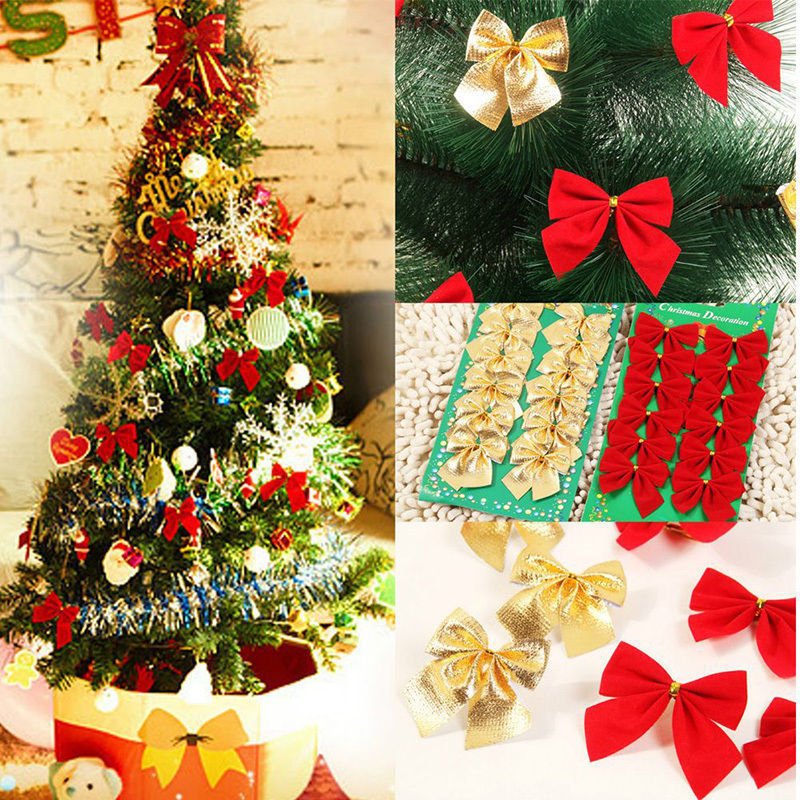 Christmas Tree Ornaments - Festive Bow Decoration - Cake Pops Parties