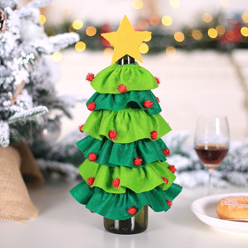 Christmas Tree Wine Bottle Cover Ball Decoration - Cake Pops Parties