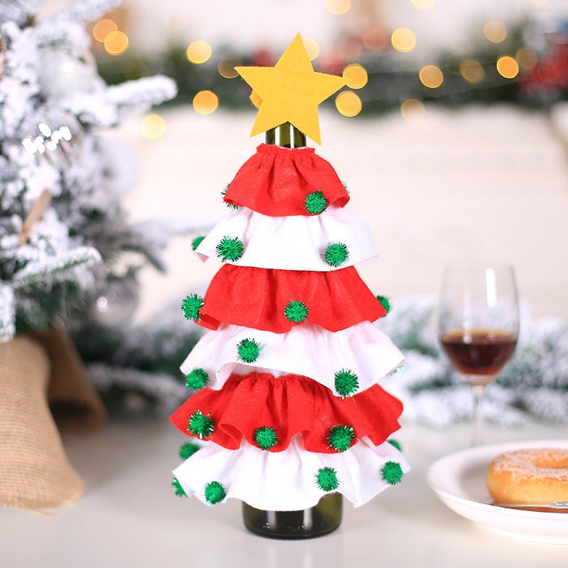 Christmas Tree Wine Bottle Cover Ball Decoration - Cake Pops Parties