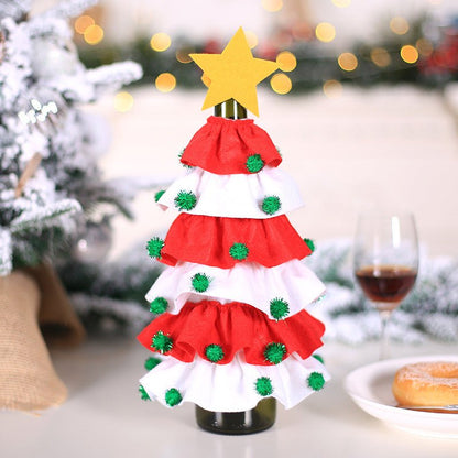 Christmas Tree Wine Bottle Cover Ball Decoration - Cake Pops Parties