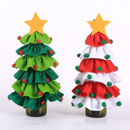 Christmas Tree Wine Bottle Cover Ball Decoration - Cake Pops Parties