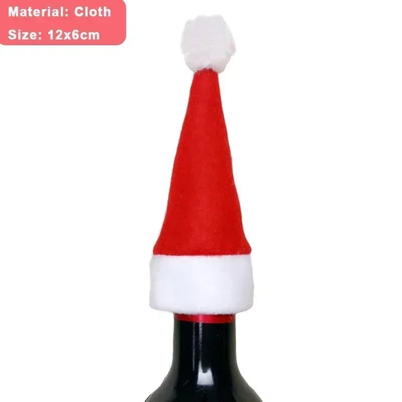 Christmas Wine Bottle Cover Set - Cake Pops Parties