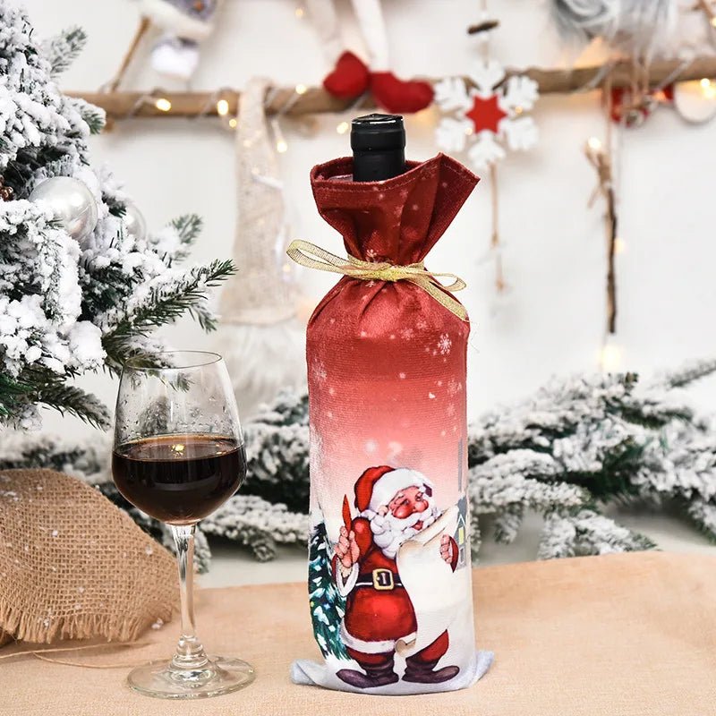 Christmas Wine Bottle Set - Cake Pops Parties