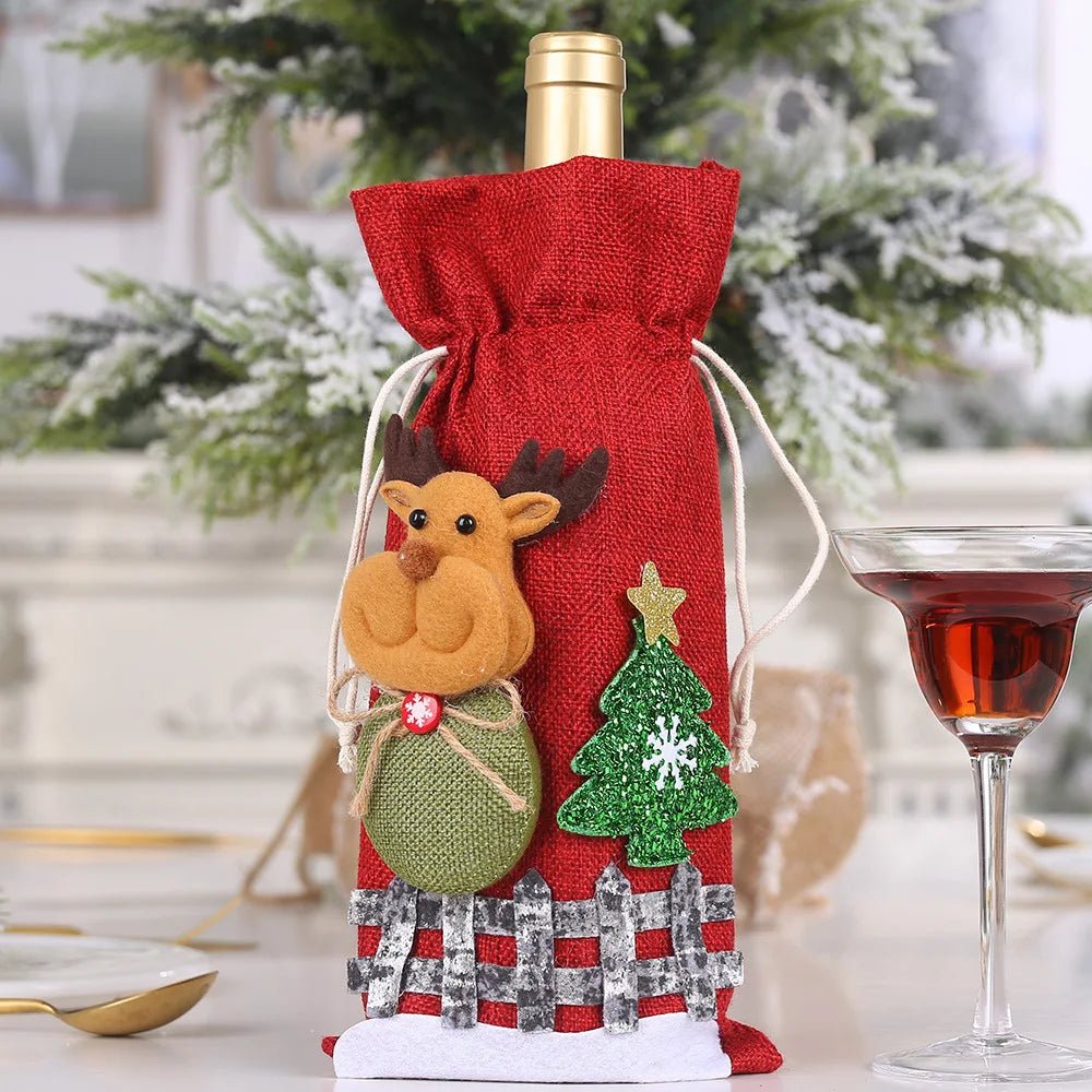 Christmas Wine Bottle Set - Cake Pops Parties