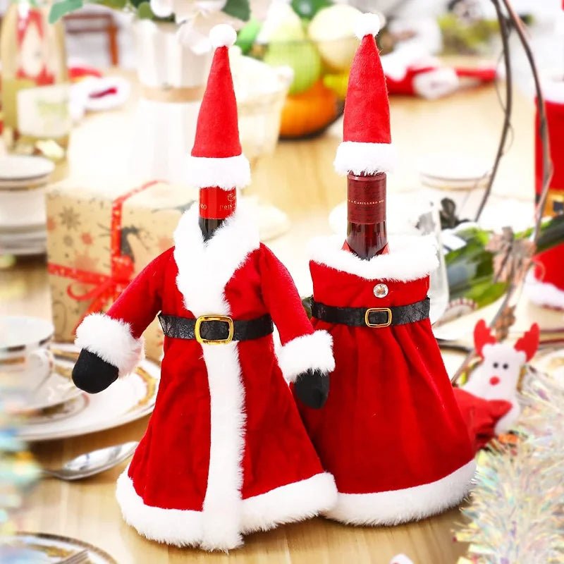 Christmas Wine Bottle Set - Cake Pops Parties