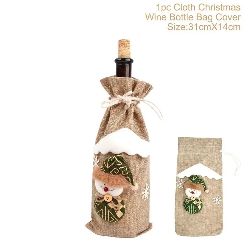 Christmas Wine Bottle Set - Cake Pops Parties
