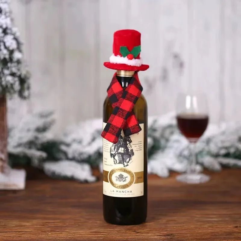 Christmas Wine Bottle Set - Cake Pops Parties