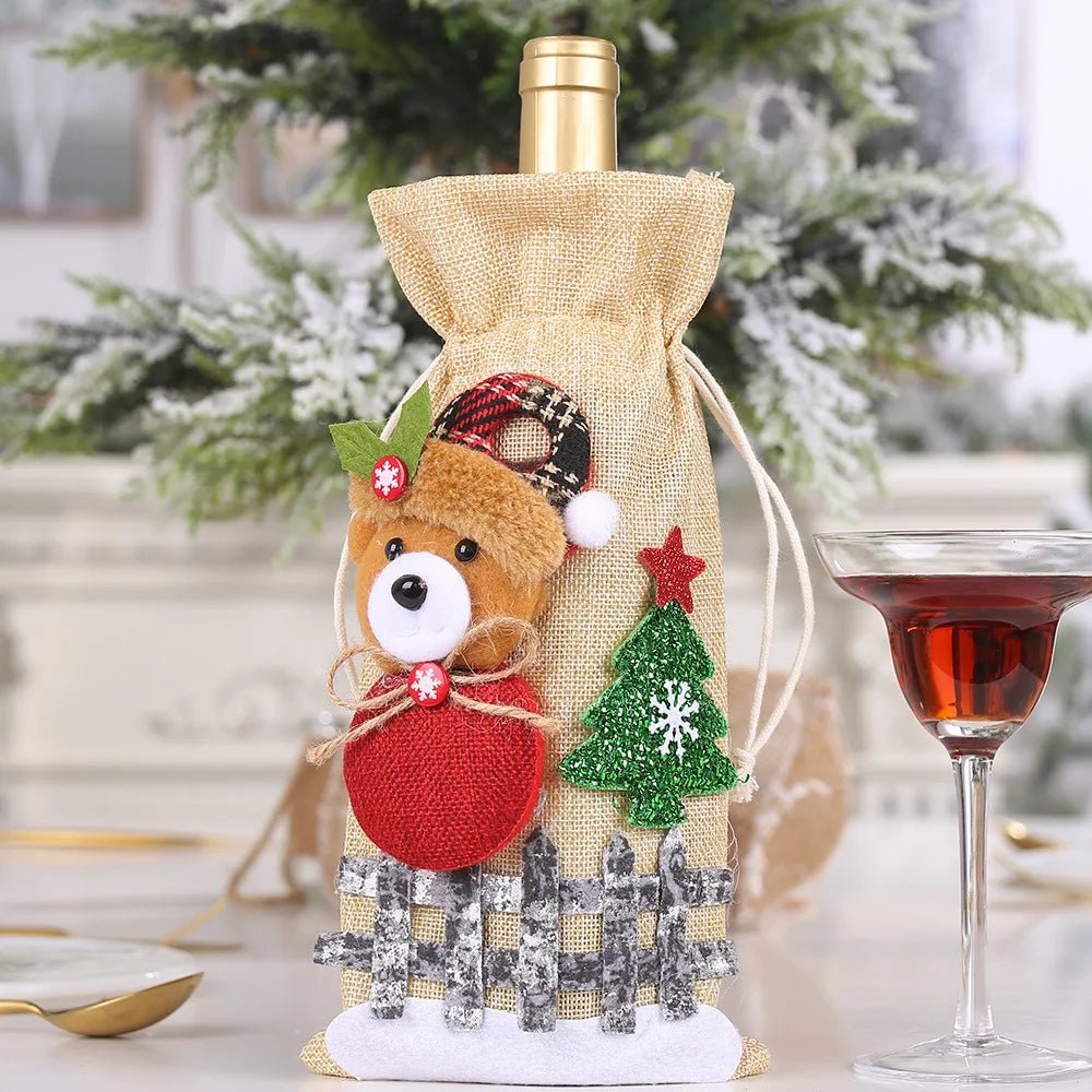 Christmas Wine Bottle Set - Cake Pops Parties
