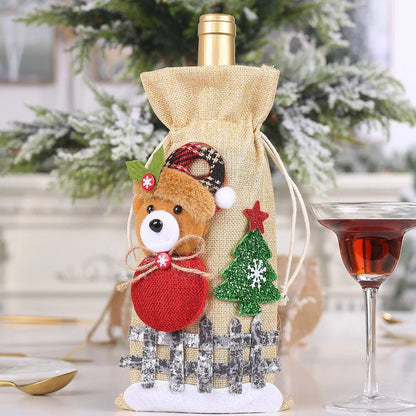 Christmas Wine Bottle Set - Cake Pops Parties