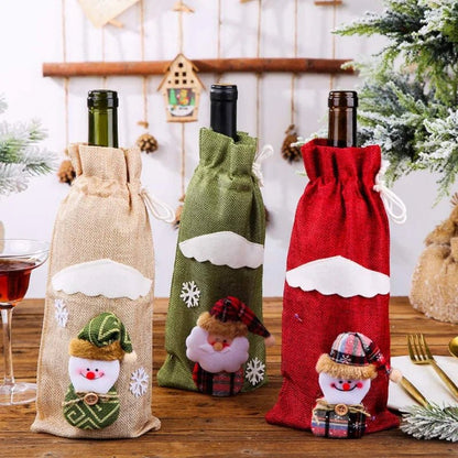 Christmas Wine Bottle Set - Cake Pops Parties