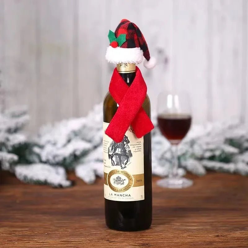 Christmas Wine Bottle Set - Cake Pops Parties