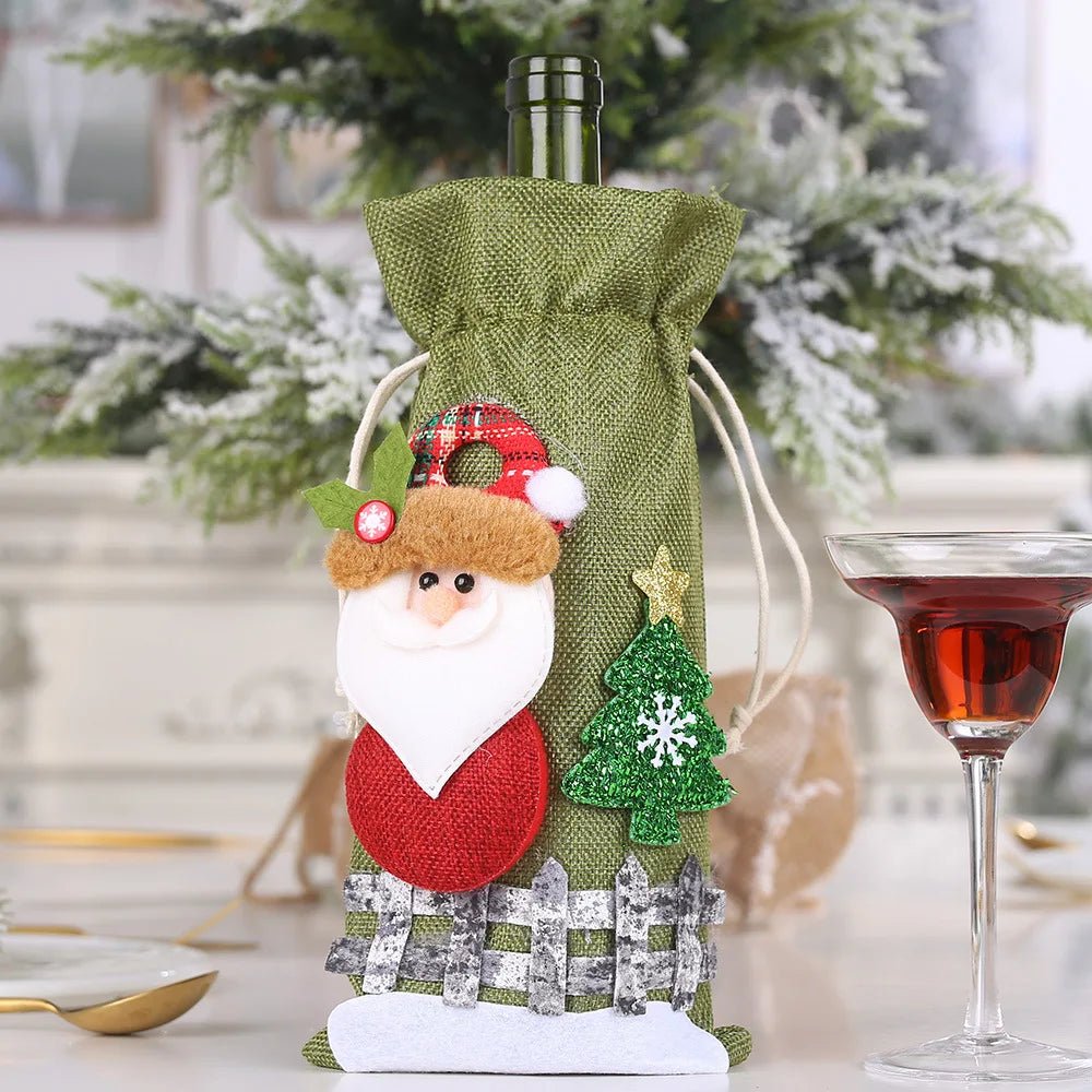 Christmas Wine Bottle Set - Cake Pops Parties