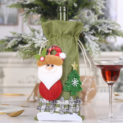 Christmas Wine Bottle Set - Cake Pops Parties