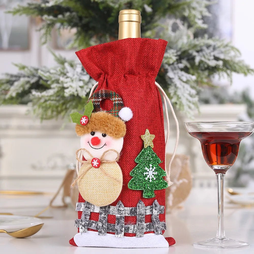 Christmas Wine Bottle Set - Cake Pops Parties