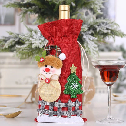 Christmas Wine Bottle Set - Cake Pops Parties