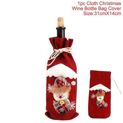 Christmas Wine Bottle Set - Cake Pops Parties