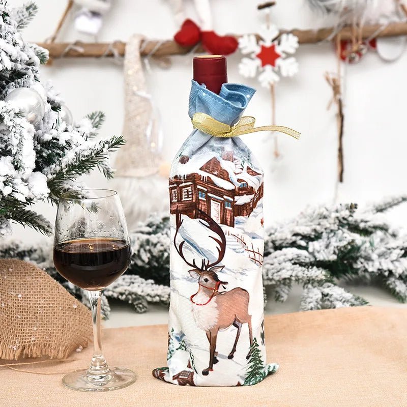 Christmas Wine Bottle Set - Cake Pops Parties