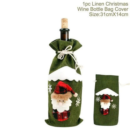 Christmas Wine Bottle Set - Cake Pops Parties