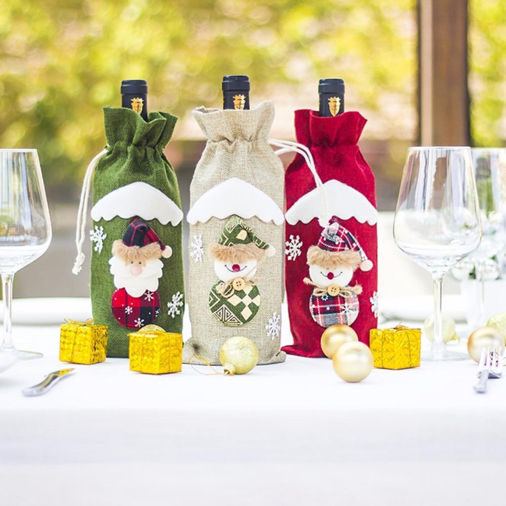 Christmas Wine Bottle Socks - Cake Pops Parties