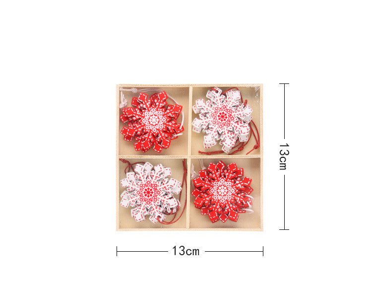 Christmas Wooden Decorative Pendants Set - Cake Pops Parties