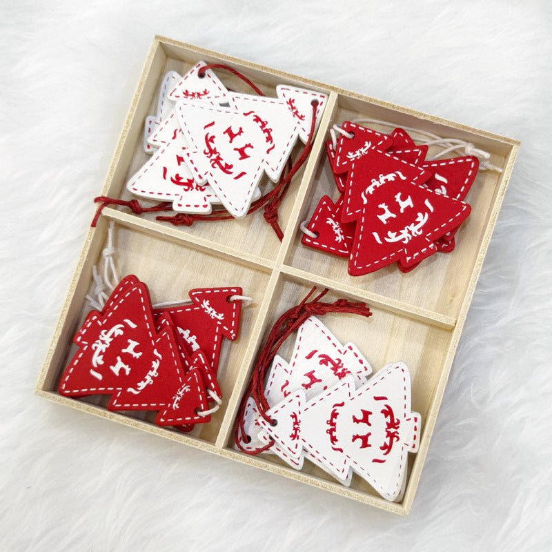 Christmas Wooden Decorative Pendants Set - Cake Pops Parties