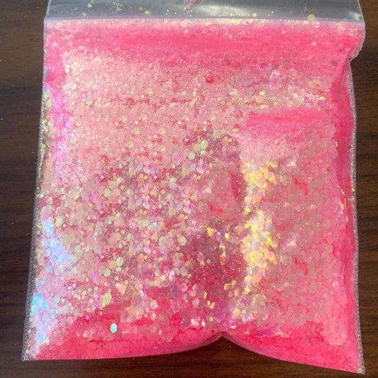 Chunky Mix Iridescent Glitter - 16 Colors 50g - Cake Pops Parties