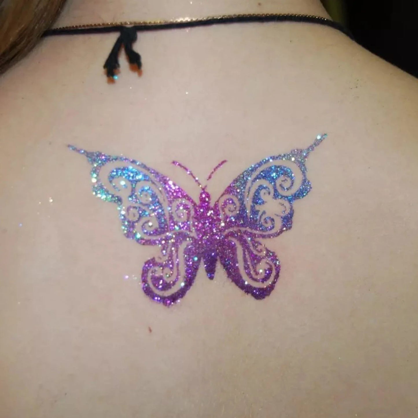 Colorful Diamond Glitter Tattoo Set - Kids Face & Body Art Kit - Cake Pops Parties