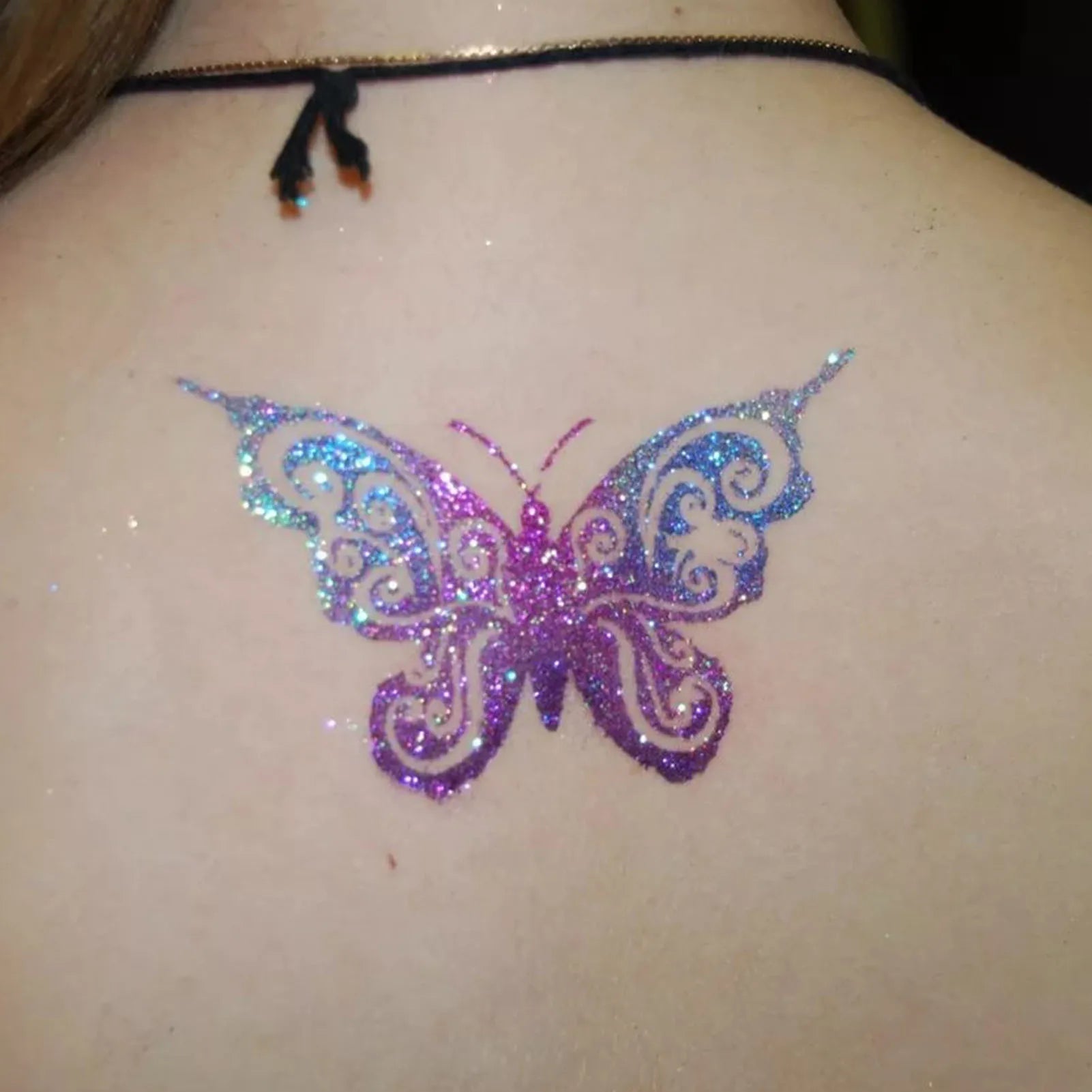 Colorful Diamond Glitter Tattoo Set - Kids Face & Body Art Kit - Cake Pops Parties