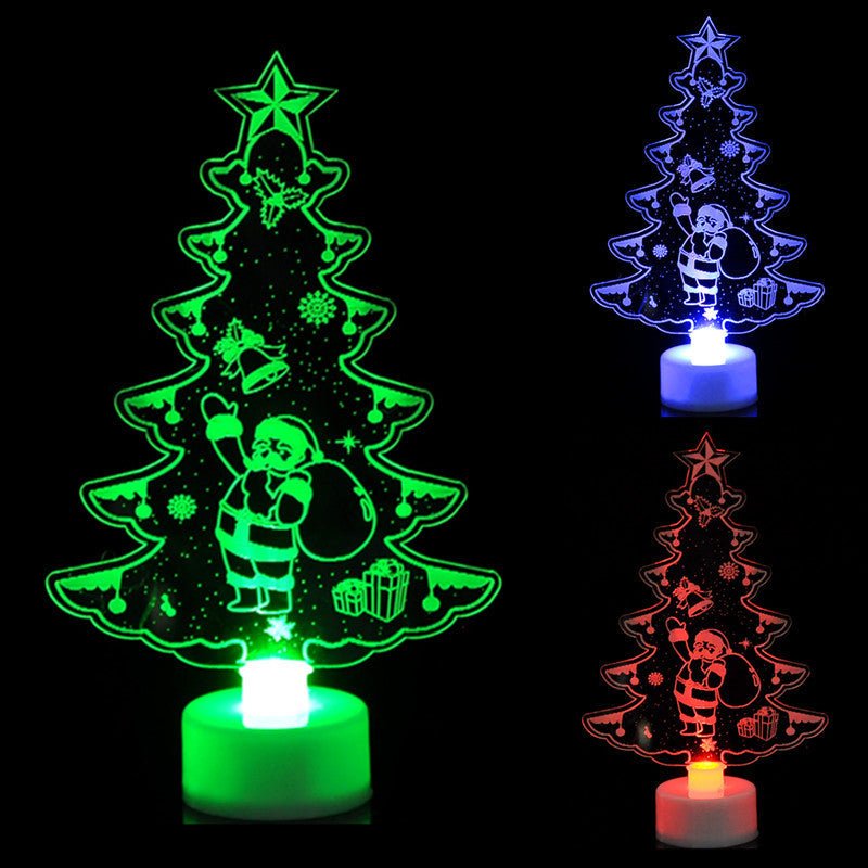 Colorful Glowing Christmas Tree Ornaments - Cake Pops Parties