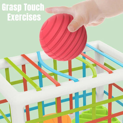 Colorful Shape Blocks Sorting Game - Cake Pops Parties