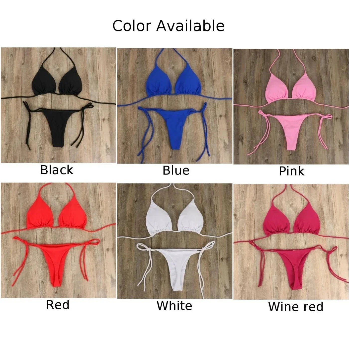 Comfortable Bandage Brazilian Swimsuit | 2 - Piece No Steel Support Swimwear - Cake Pops Parties