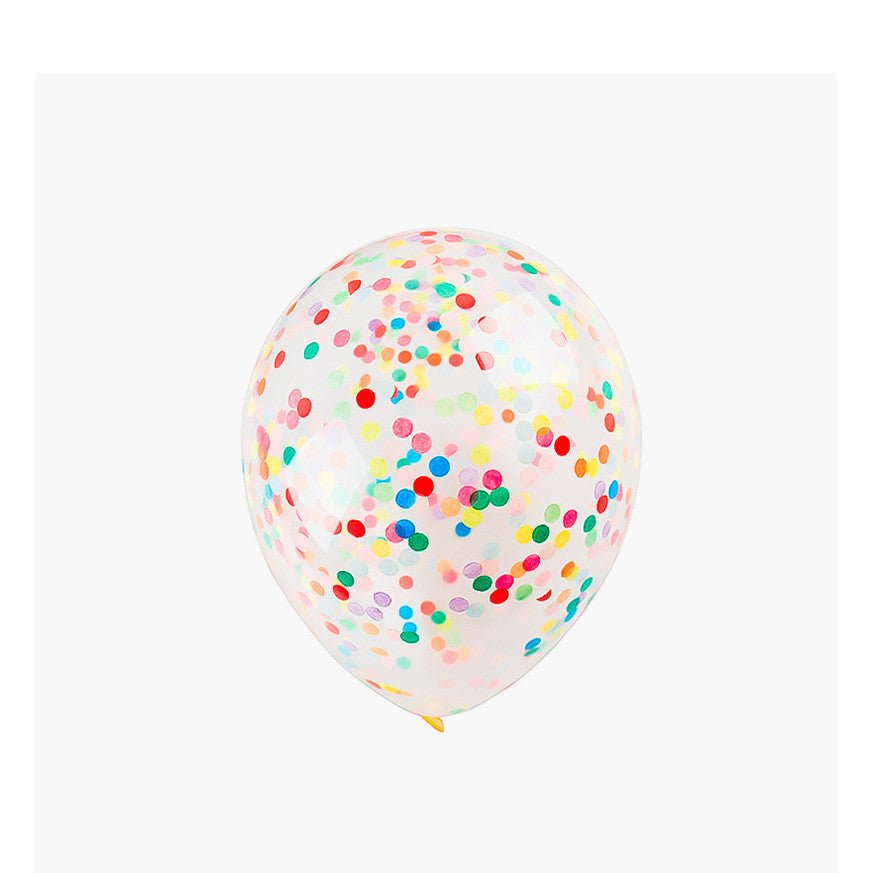 Confetti Latex Balloons 5 Pack - Cake Pops Parties