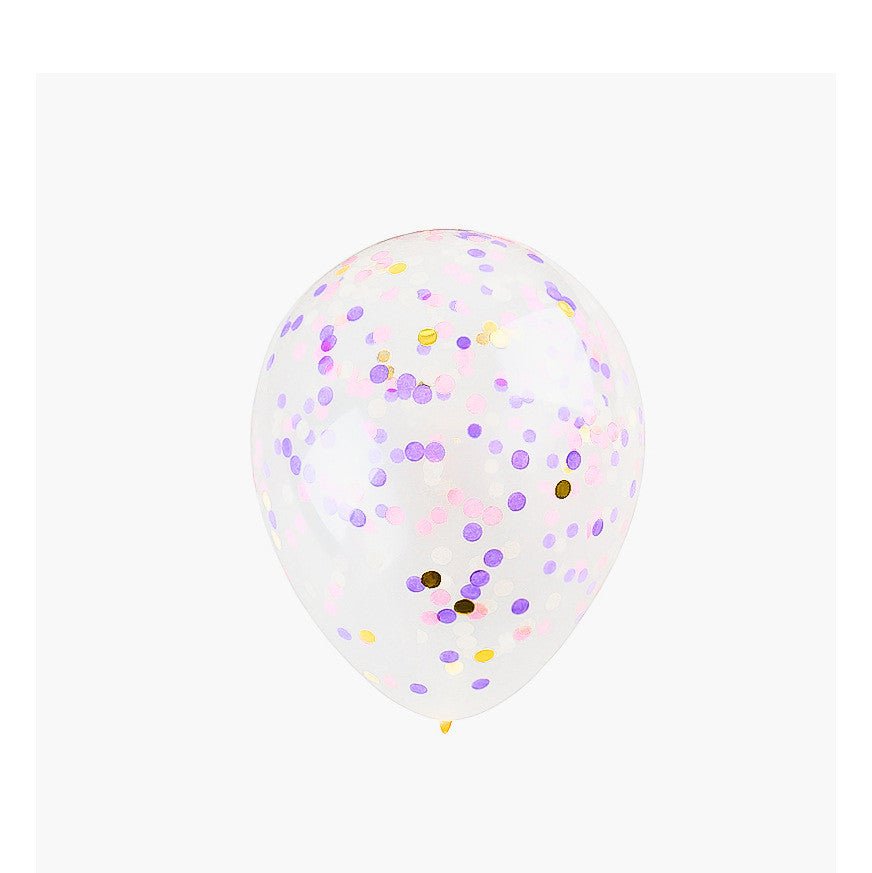 Confetti Latex Balloons 5 Pack - Cake Pops Parties