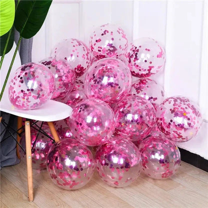 Confetti Latex Balloons Set - Cake Pops Parties